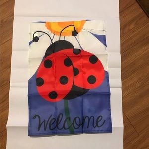 Small Garden Flag with Garden Stand Only 5 Left